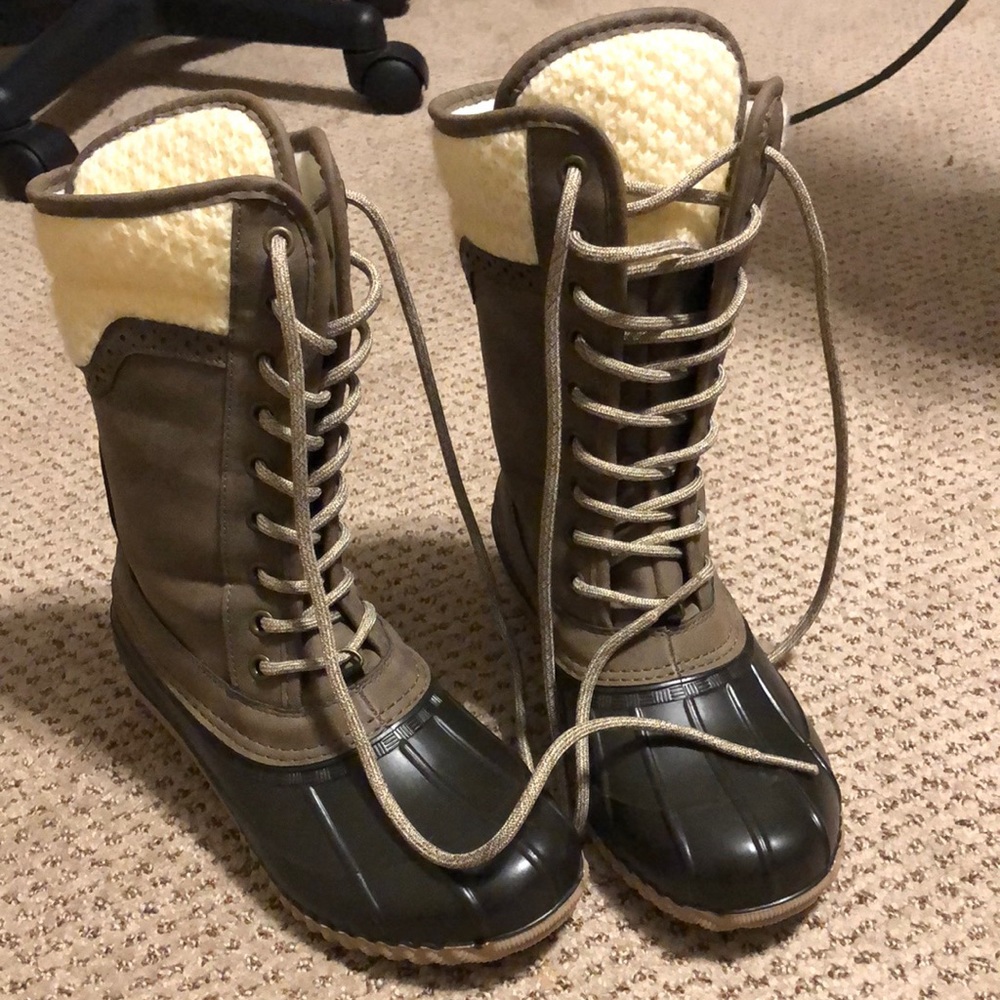 Women’s duck boots - come up to calf